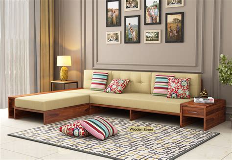 Buy Sofa Singapore, L Shaped Sofa, Modern Wooden Sofa Bed.